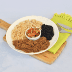 Trío de carne mechada