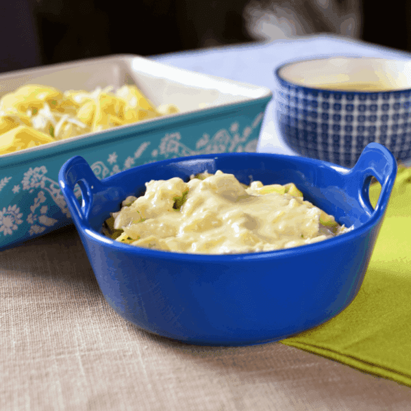 Pasta Alfredo con pollo