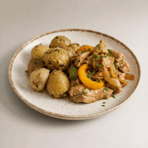 Fajitas de Pollo con Papas